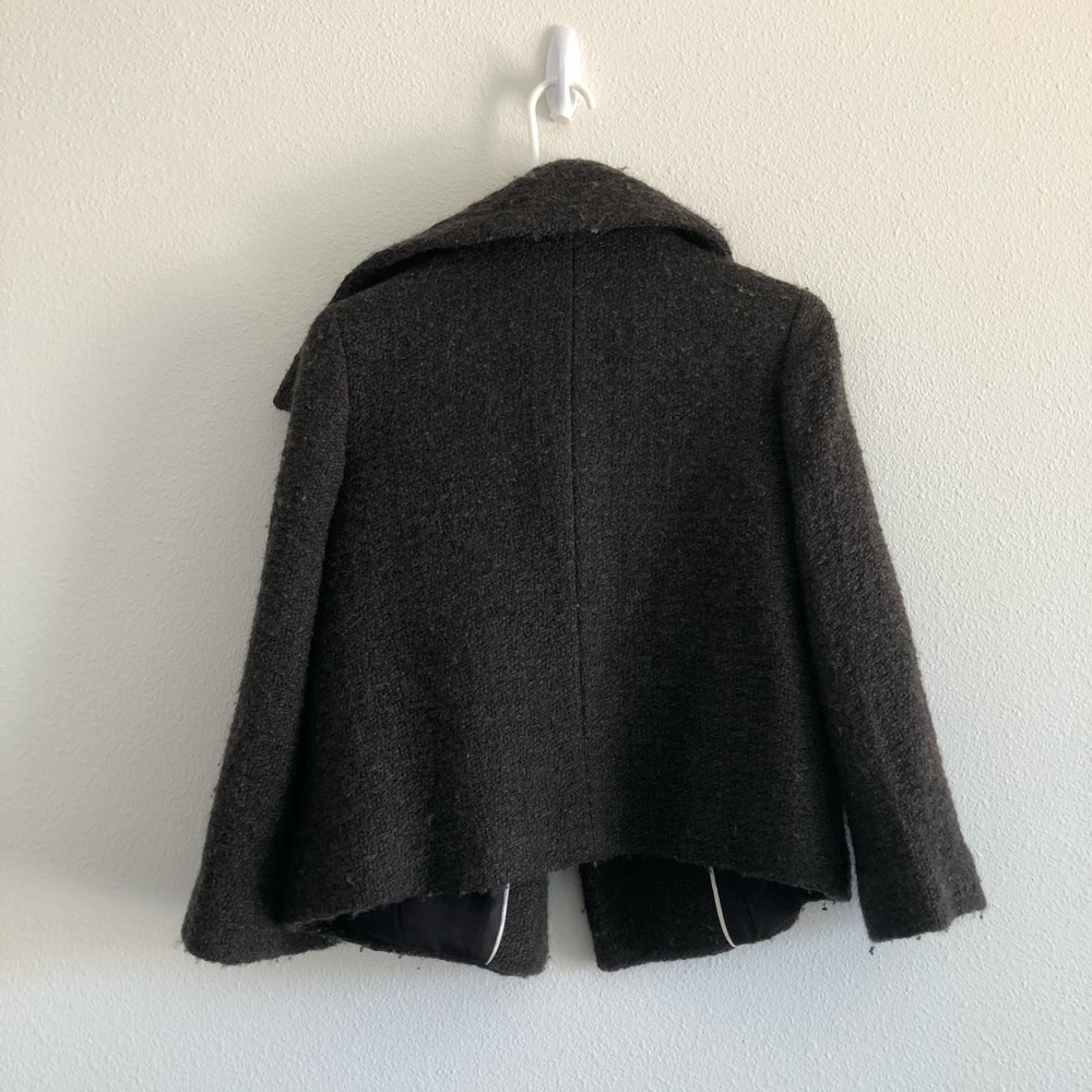 Dark Brown Wool Jacket - image 5